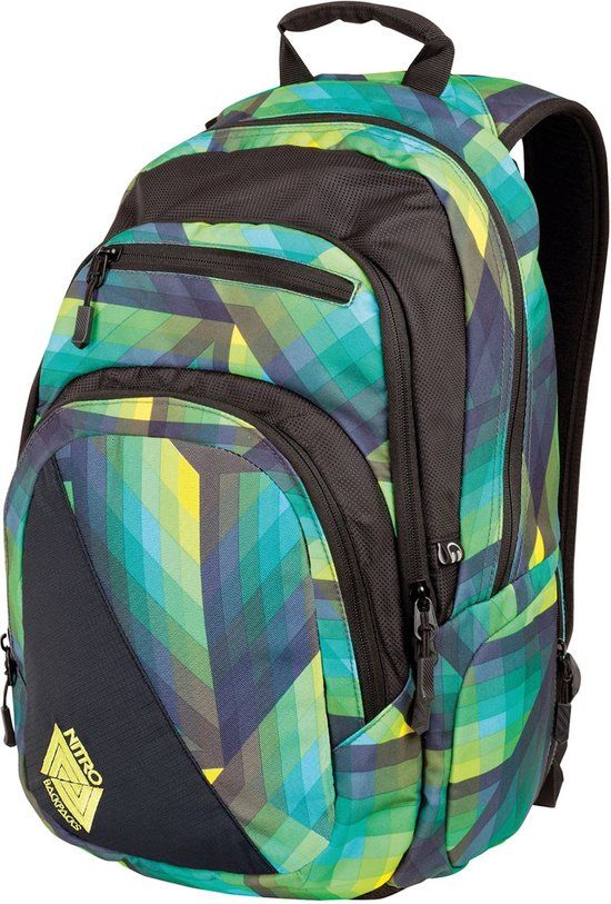 NITRO Stash 29 Rugzak - Geo Green - 49 cm - 31L - Laptopvak - Unisex