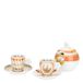 THUN - Set van 2 kopjes met schotel en suikerpot, collectie Tulipani, 10,25 x 9,60 H 370 cc