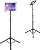 Merkloos Tablet / iPad Statief - Met tripod - 7.9 - 12 Inch - Inclusief opbergtas