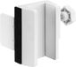 MaxTrack stekkerdoos bureaubevestiging | schroefklem | tafelpootdikte tot 90mm | wit