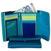 Mywalit Ladies Double Flap Purse Wallet seascape