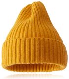 LGT JWLS Grof gebreide Beanie Muts Geel - One size