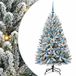 vidaXL Kunstkerstboom 150 cm 150 LED's Warmwit PVC en Staal