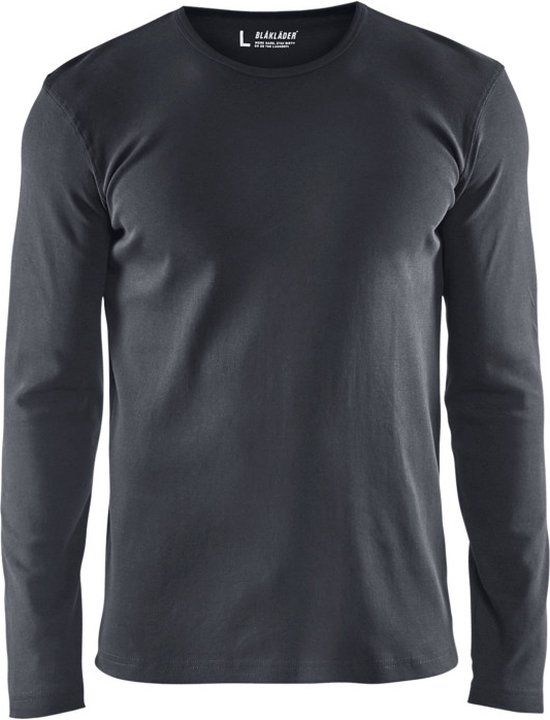Blåkläder T-shirt lange mouw 3314-1032 - Donkergrijs - XL