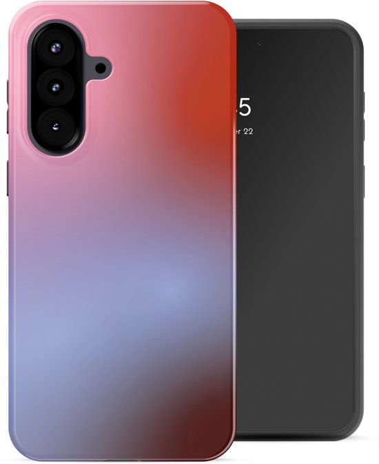 Selencia Hoesje - Geschikt voor Samsung Galaxy A57 (5G) - Backcover - Gradient Soft Blush