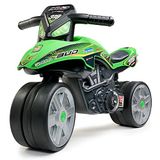 FALK - Bud Racing Motorfiets - Groen - Stille wielen - Vanaf 2 jaar - 40% gerecycled kunststof - Gemaakt in Frankrijk - 502BRS