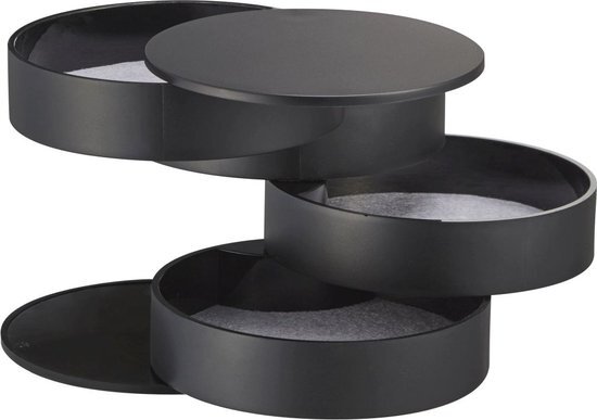 Yamazaki Accessory tray 4 tiers - Tower - black