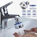 Tovbmup Purificateur d'eau Filtre de robinet avec 6 cartouches filtrantes en coton PP - Rotatif à 360°