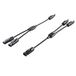 Offgridtec® 2-voudige aansluitbussen Y-stekker zonne-stekker incl. 34 cm 6 mm² kabelverlenging zonne-connector.