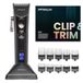 SWISSLISS Tondeuse à cheveux CLIP Professionnelle sans fil - Moteur Brushless - Ultra Longue Durée - 3 Vitesses - 10 Guides de coupe