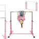 Barre de gymnastique Enfants - Pliable - Réglable 95,5 à 150 cm - Acier - Jusqu'à 100 kg