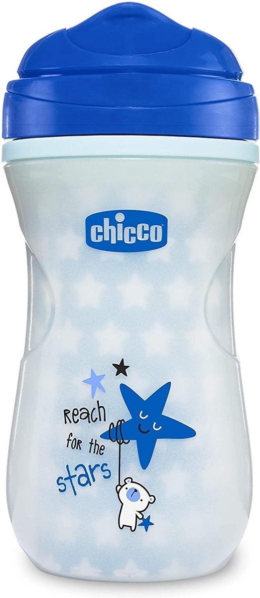 Chicco Drinkbeker Glow Jongens 150 Ml Siliconen Blauw