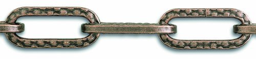Chapuis LVBL10 Kroonluchter ketting rond brons 8 kg maximale belasting, 2 mm diameter, 1,5 m lengte