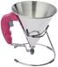 De Buyer Kwik RVS Mini Zuigertrechter, 0,8 liter, siliconen, fuchsia, 17,4 x 15,8 x 15,8 cm
