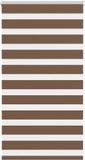 vidaXL Zebra rolgordijn 85x100 cm stofbreedte 80,9 cm polyester bruin
