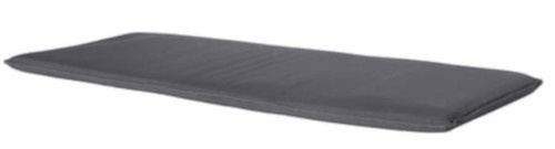 Madison bankkussen Panama 150 x 48 x 5 cm polykatoen grijs