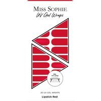 Miss Sophie Kunstnagels & Nageldecoratie Nagelstickers Unisex Donkerrood
