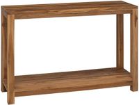 vidaXL Wandtafel Naturel 110 x 35 x 75 cm Massief Teakhout