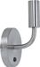 Paulmann Applique murale Living CombiSystems Fer brossé max. 60W E27 sans ampoule avec interrupteur