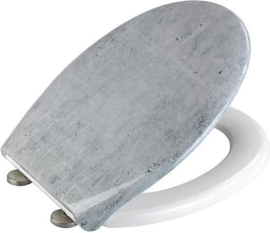 WENKO Toiletbril Concrete