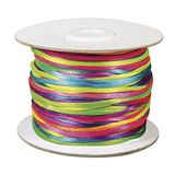 RAYHER Satijnen koord, 2 mm diameter, rol 50 m, gemengd