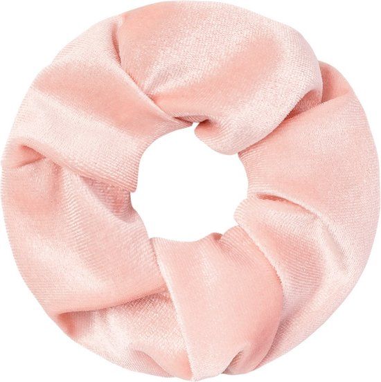 Scrunchie Haarelastiek Velvet Oud Roze