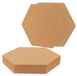 Solidchoice - Set de 12 Panneaux en liège hexagonaux 20 x 17,5 cm pour décoration créative