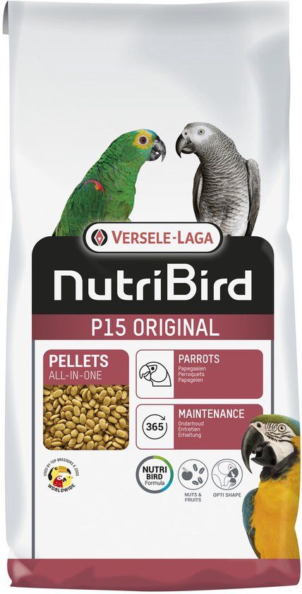 Nutribird Versele-Laga Nutribird P15 Original Papegaai - Vogelvoer - 10 kg