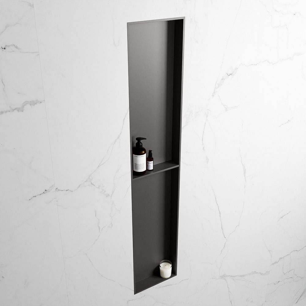 Mondiaz Easy nis - 90x30 - Dark Grey