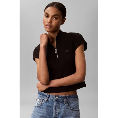 CALVIN KLEIN JEANS top - zwart