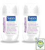 Sanex Advanced Atopiderm Déodorant Roll-on - 2 x 50 ml