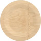 PAPSTAR 10 Borden, gemaakt van bamboe pure rond Ø 23 cm · 1,5 cm