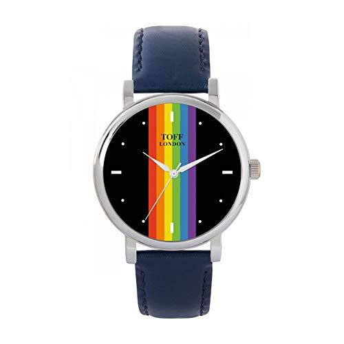 Toff London Pride Linear black batons horloge