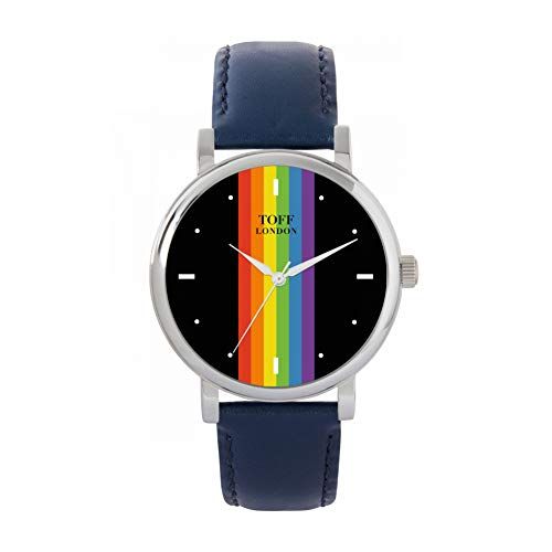 Toff London Pride Linear black batons horloge - 5059656028772