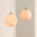 Halo Design Suspension CANDY BALL, rose/laiton vieilli, Ø 25 cm