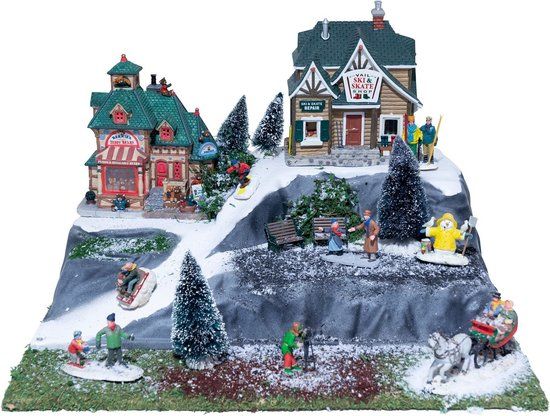 My village Basis kerstdorp eifel 58x38 cm