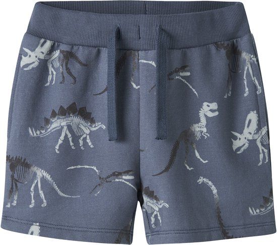 NAME IT - NMMFABIA NREG SWEAT SHORTS UNB - Jongens - Bermuda shorts - Maat 92 - Katoen/Elastaan - Vintage Indigo