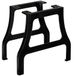 Pieds de table basse en fonte A-frame 2 pièces