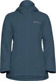 Jack Wolfskin MOONRISE 3IN1 JKT W Dames Outdoorjas - midnight sky - Maat S - Vrouwen - midnight sky