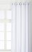 Linder 0517/10/375FR ooggordijn, linnenlook, wit, 135 x 260 cm