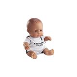 Miniland Real Madrid, 21 cm, met officiële witte uitrusting, voetbalfiguur, om te verzamelen, officieel gelicentieerd product (Latijn)