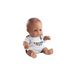 Miniland Real Madrid, 21 cm, met officiële witte uitrusting, voetbalfiguur, om te verzamelen, officieel gelicentieerd product (Latijn)