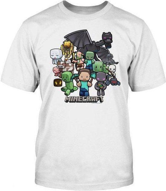 Sony Minecraft - Party T-Shirt - White - Men's L