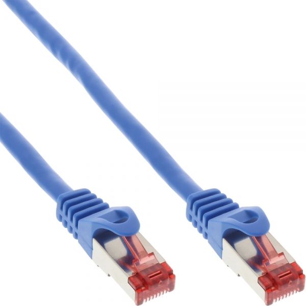Inline Panda Netwerkkabels blauw 1m