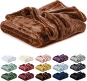 Lavea® Fleece Deken 150x200 cm – 1-persoons, Zacht – Warme Knuffeldeken van Pluizige Microvezel voor Bank en Bed, Ademend en Wasbaar – Lichtbruin