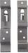 Benson Clip de plaque d'immatriculation - Support de plaque d'immatriculation - Inox - 2 Pièces - Voiture & Caravane