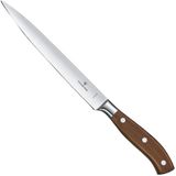Victorinox, 7.7210.20G, Grand Maître, Filetiermesser, Extra scharfe Klinge, mit geradem Schliff, mit edlem Holzgriff, Braun