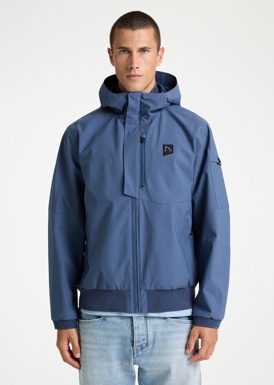 CHASIN' Softshell Jack Heren - Return Mount - Blauw