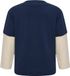 Hummel hmlMINI LOOSE LAYER T-SHIRT L/S Lange Mouw Ronde Hals Colorblock Katoen Kinderen 110 DRESS BLUES