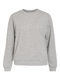 Vila Trui Visandy L/s Sweat Top - Noos 14103140 Light Grey Melange Dames Maat - S